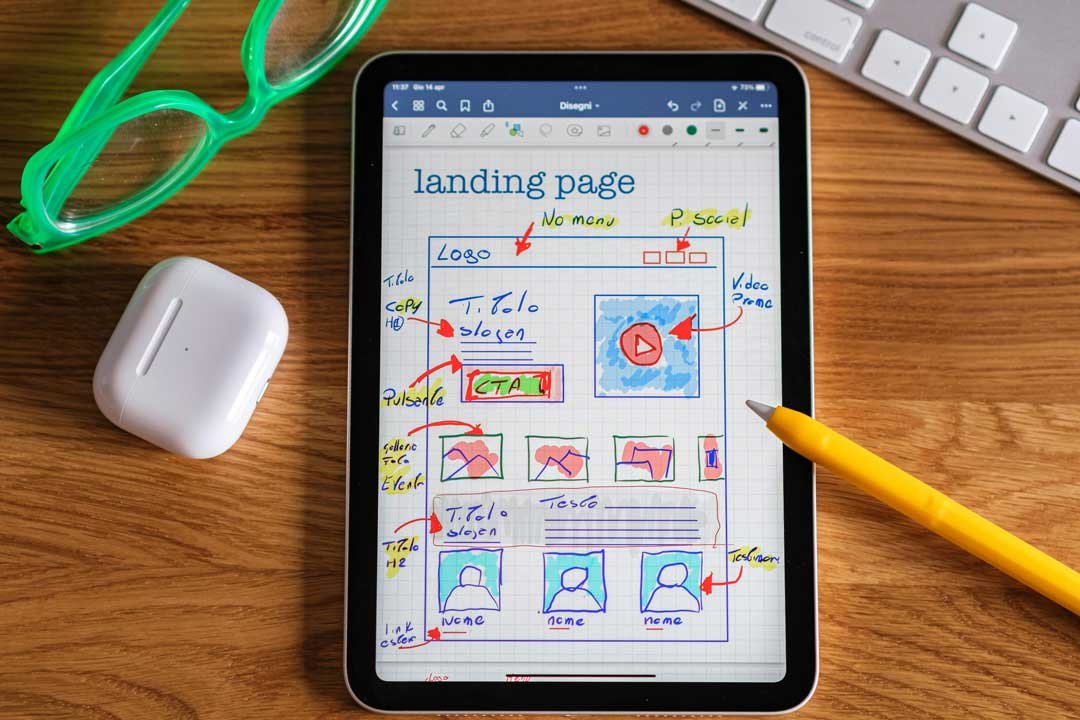 Plakias Web wireframes